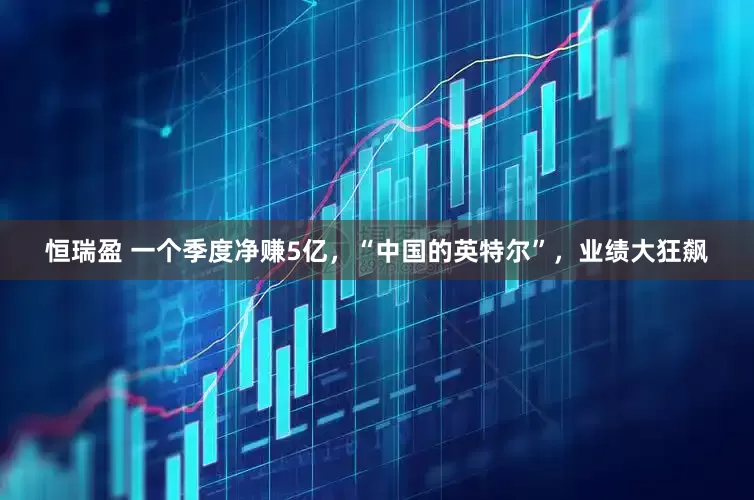 恒瑞盈 一个季度净赚5亿，“中国的英特尔”，业绩大狂飙