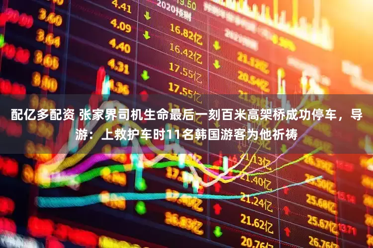 配亿多配资 张家界司机生命最后一刻百米高架桥成功停车，导游：上救护车时11名韩国游客为他祈祷